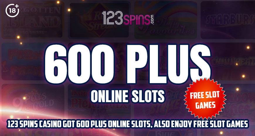 123 Spins Casino Got 600 Plus Online slots, Also enjoy free slot games